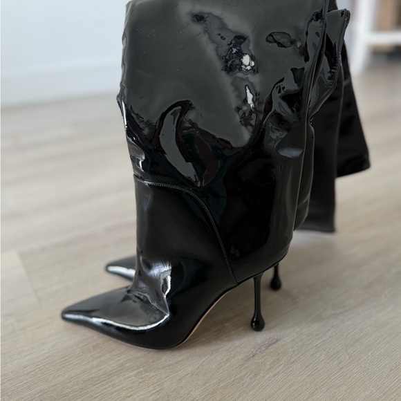 New Jimmy Choo Cycas 95 leather over-the-knee boots 37 $2,050 - Picture 11 of 14